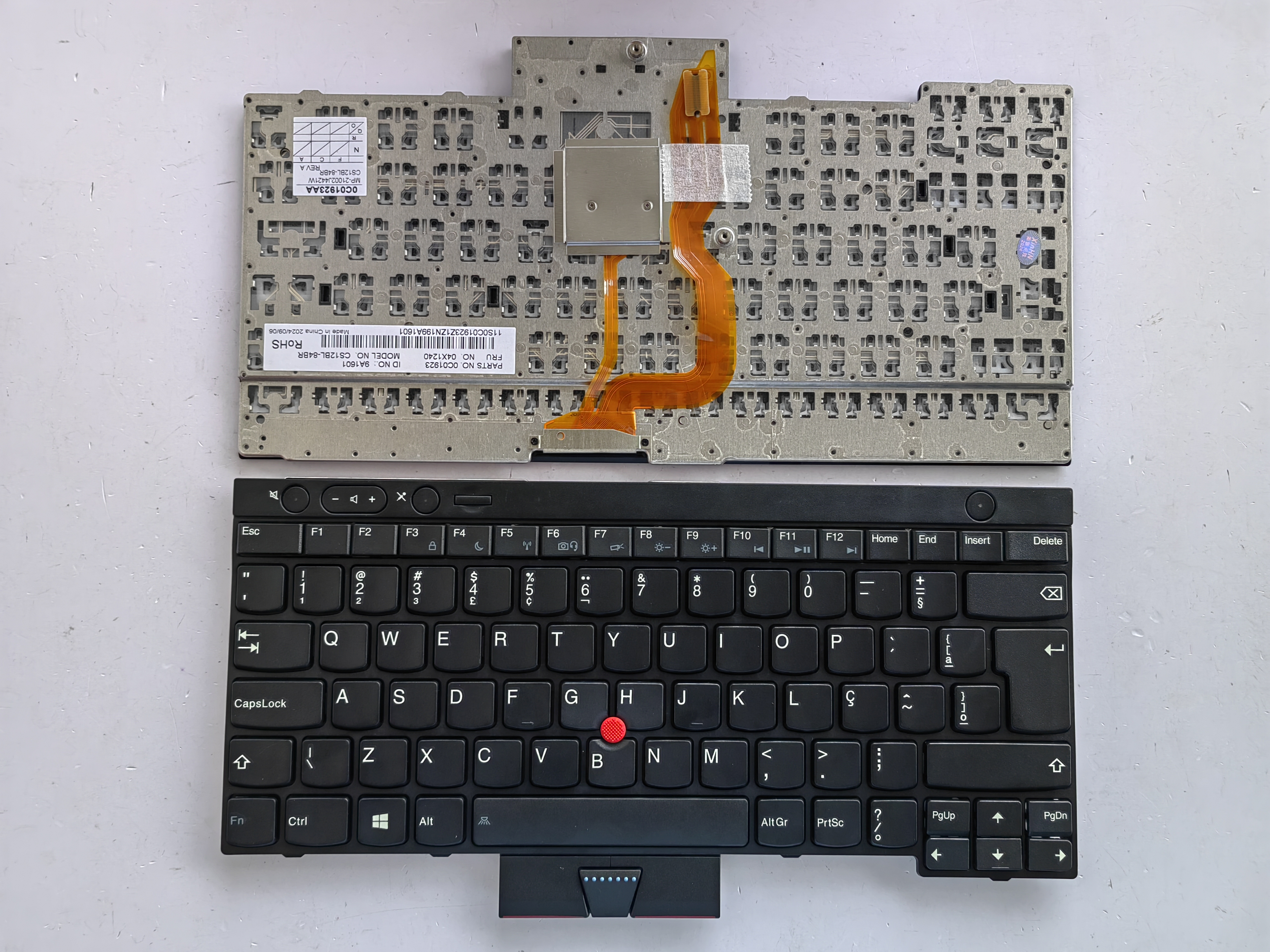 Picture of New Replacement Laptop Keyboard For IBM T430/X230/W530/T530/L530 BLACK FRAME BLACK (OEM) BR Layout